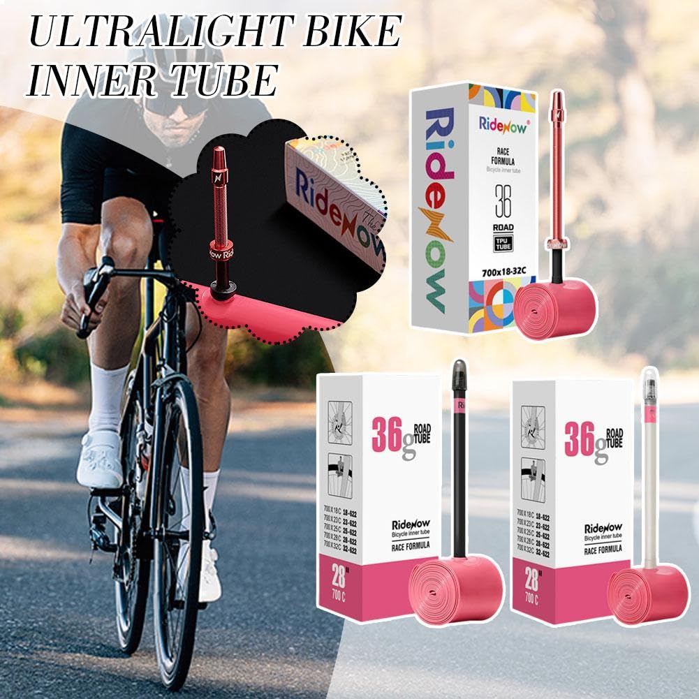 Camere D'Aria Per Bici Strada 700x18-32c - 2 Pezzi Ultra Leggere In TPU Con Valvole Presta