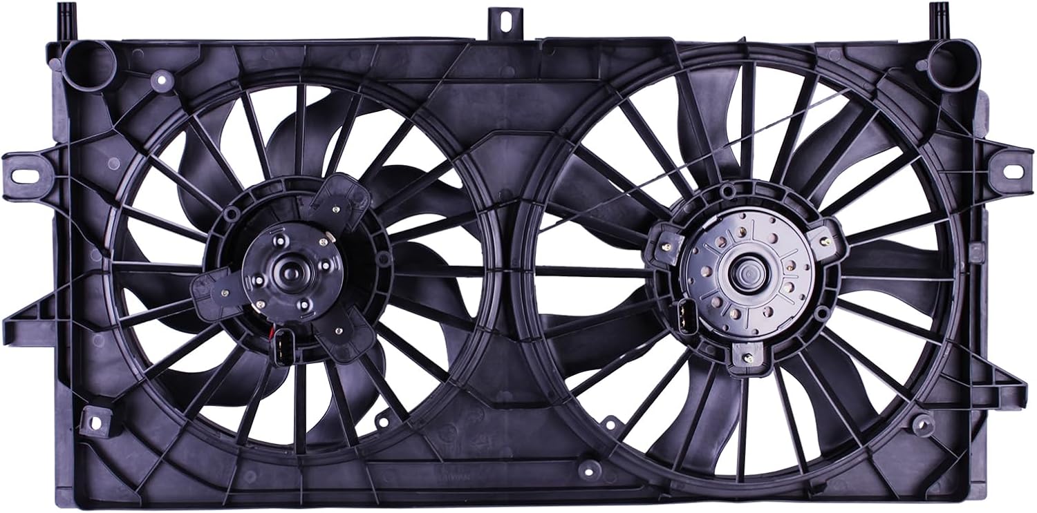 TYG Radiator Cooling Fan Assembly for 2006–2011 Chevrolet Impala/Monte Carlo