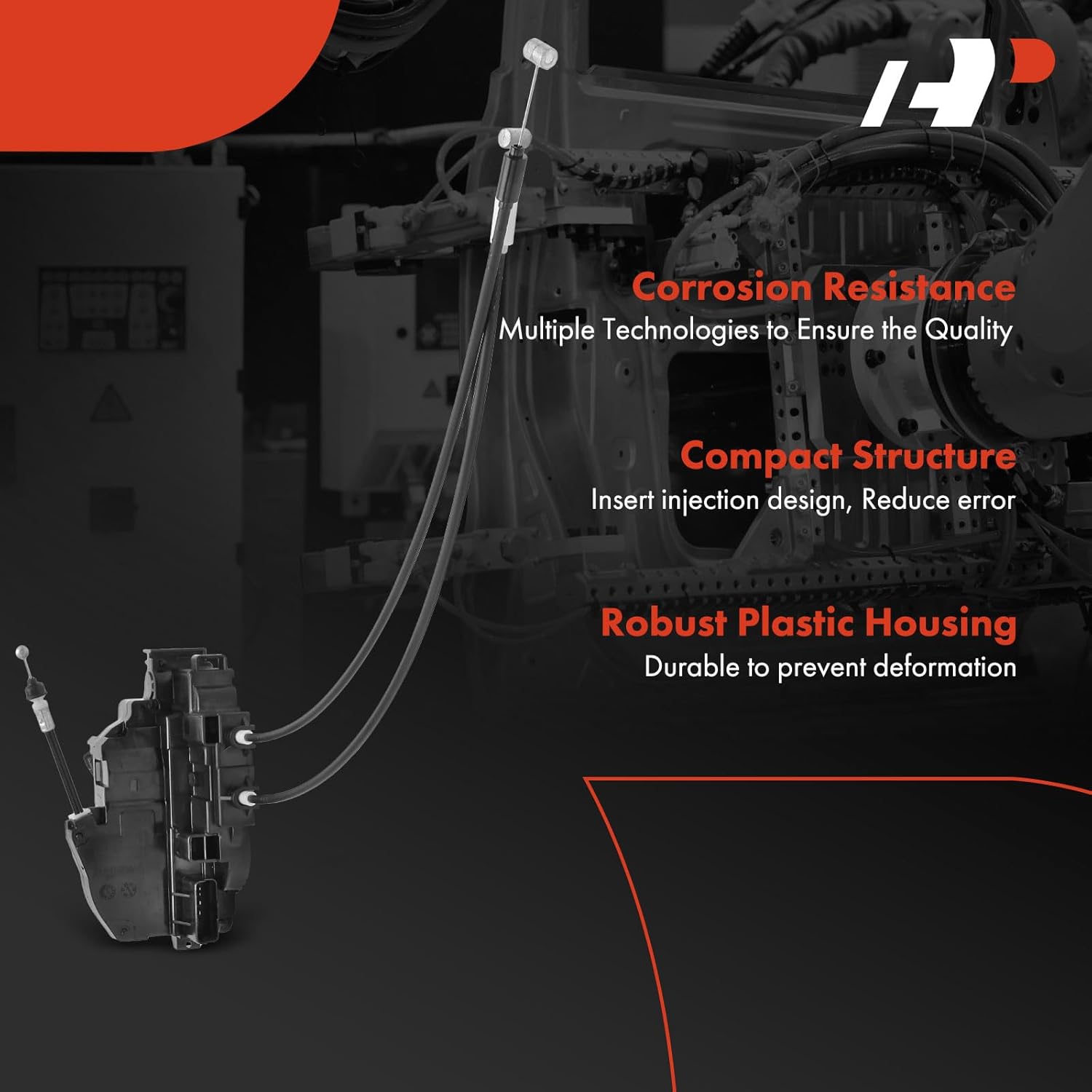 A-Premium Front Right Passenger Side Door Lock Actuator Compatible with Hyundai Elantra 2009-2012