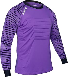 Soccer Goalie Shirt, Padded Goalkeeper Jersey, Youth/Adult & Kids Sizes, Long Sleeve Football Padded Shirt Mens