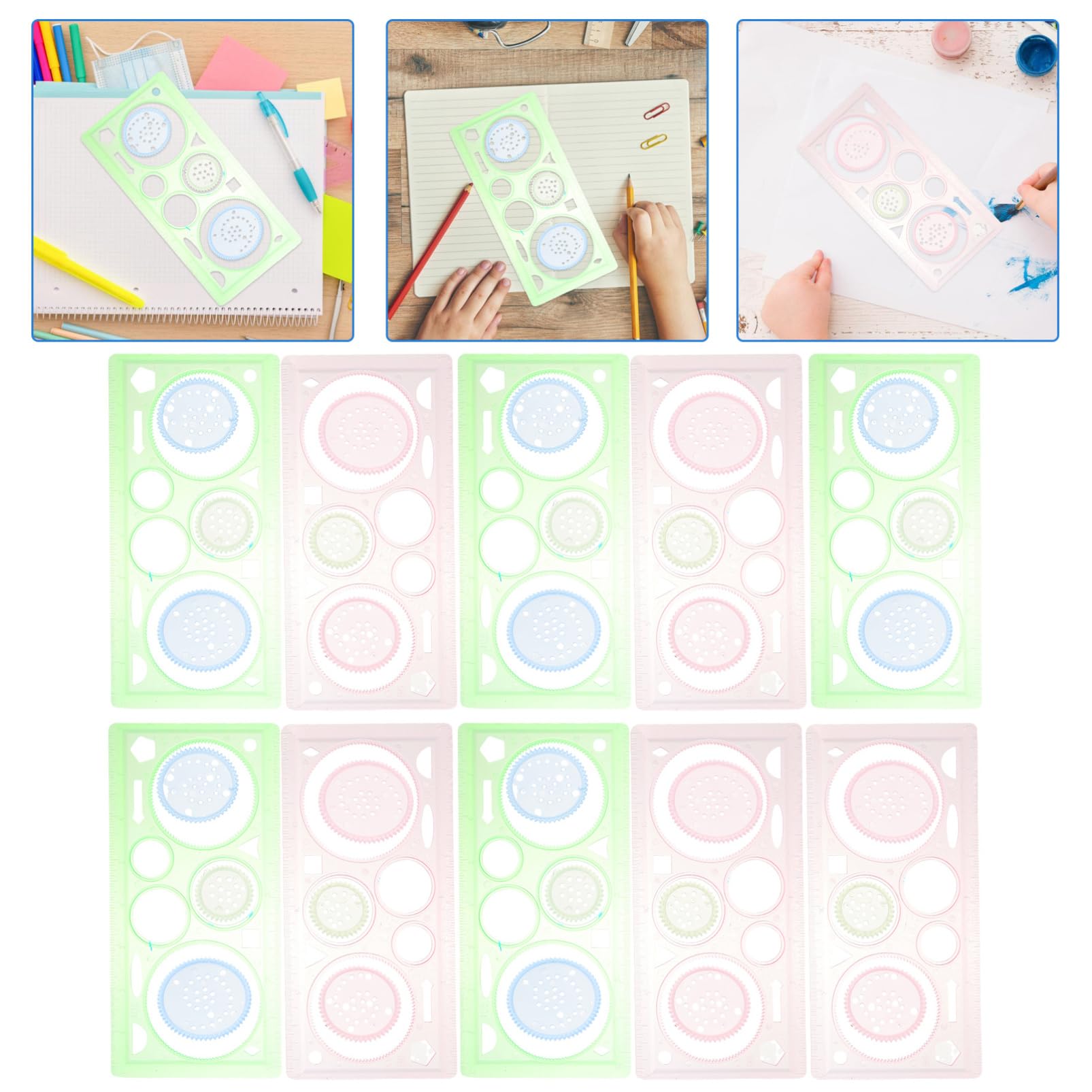 Tofficu 5 Juegos Regla De Plantilla De Dibujo Plantillas De Plantas Plantillas Para Pintar Decoracion Hogar Decoración Hogar De Pintura De Bricolaje Reglas De Pintura 10 Uds * 5