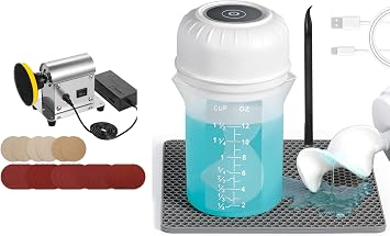Auto Resin Mixer & Electric Resin Polishing Machine - Easy Clean Epoxy Mixer for Resin Molds, Jewelry Making, Resin Tools, DIY Crafts