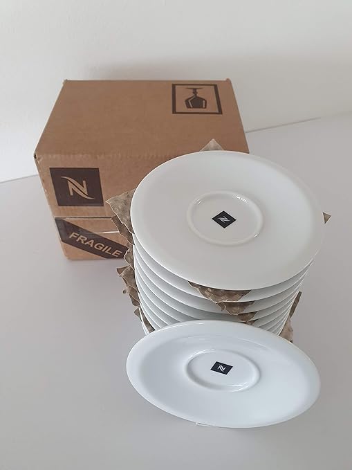 Nespresso Saucers Small PROFESSIONAL Pack of 12) Amazon.co.uk Home
