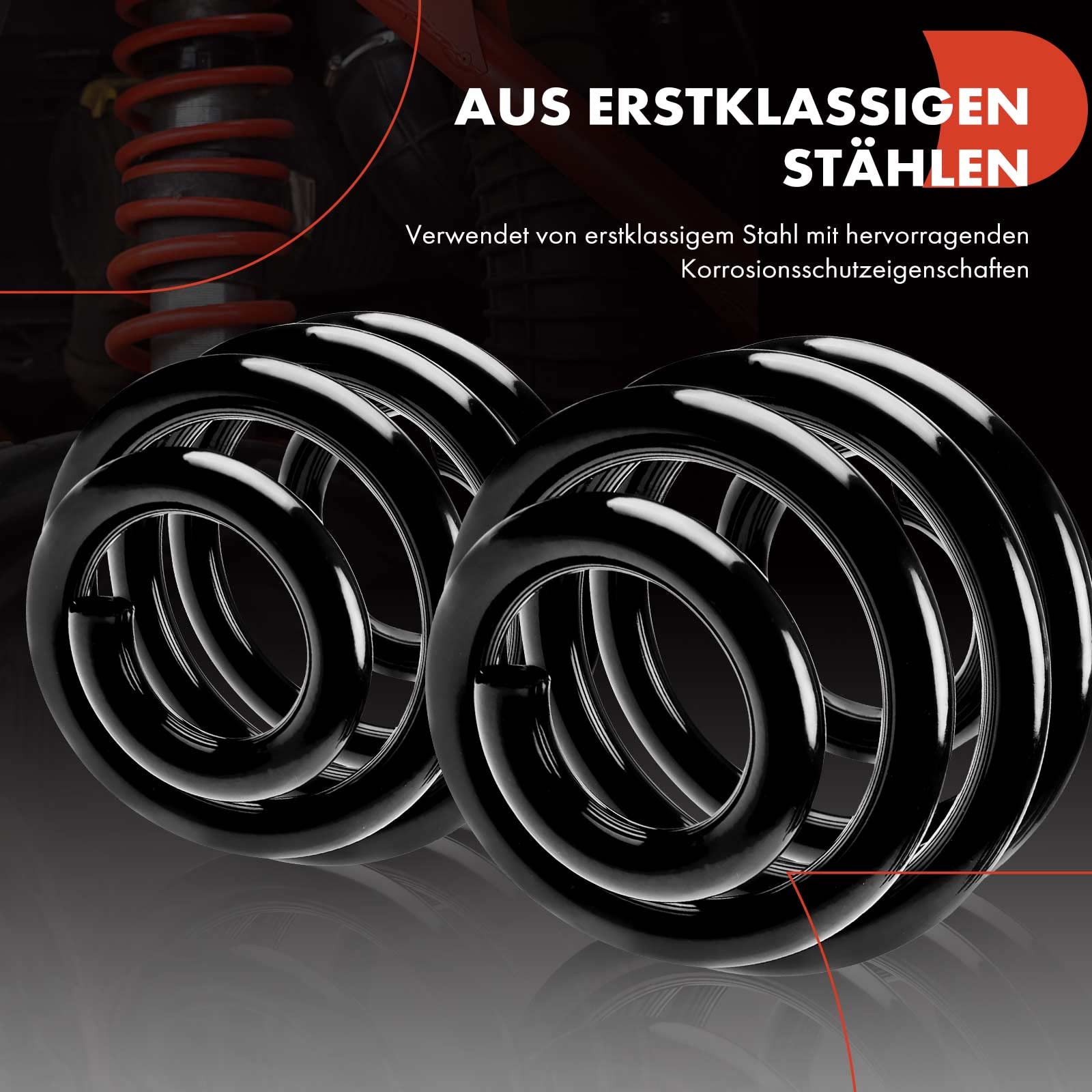 Frankberg 2x Fahrwerksfedern Vorderachse Für MG ZT & Rover 75 - Vorne Links Rechts