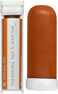 Natural Way Hard Wax: Face & Body Waxing | Orange Formula Body Stick, For normal to dry skin