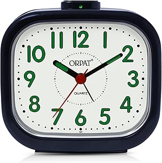 Beep Alarm Clock (Black, TBB-127) 12.8 x 11.8 x 6.6 cm,Plastic