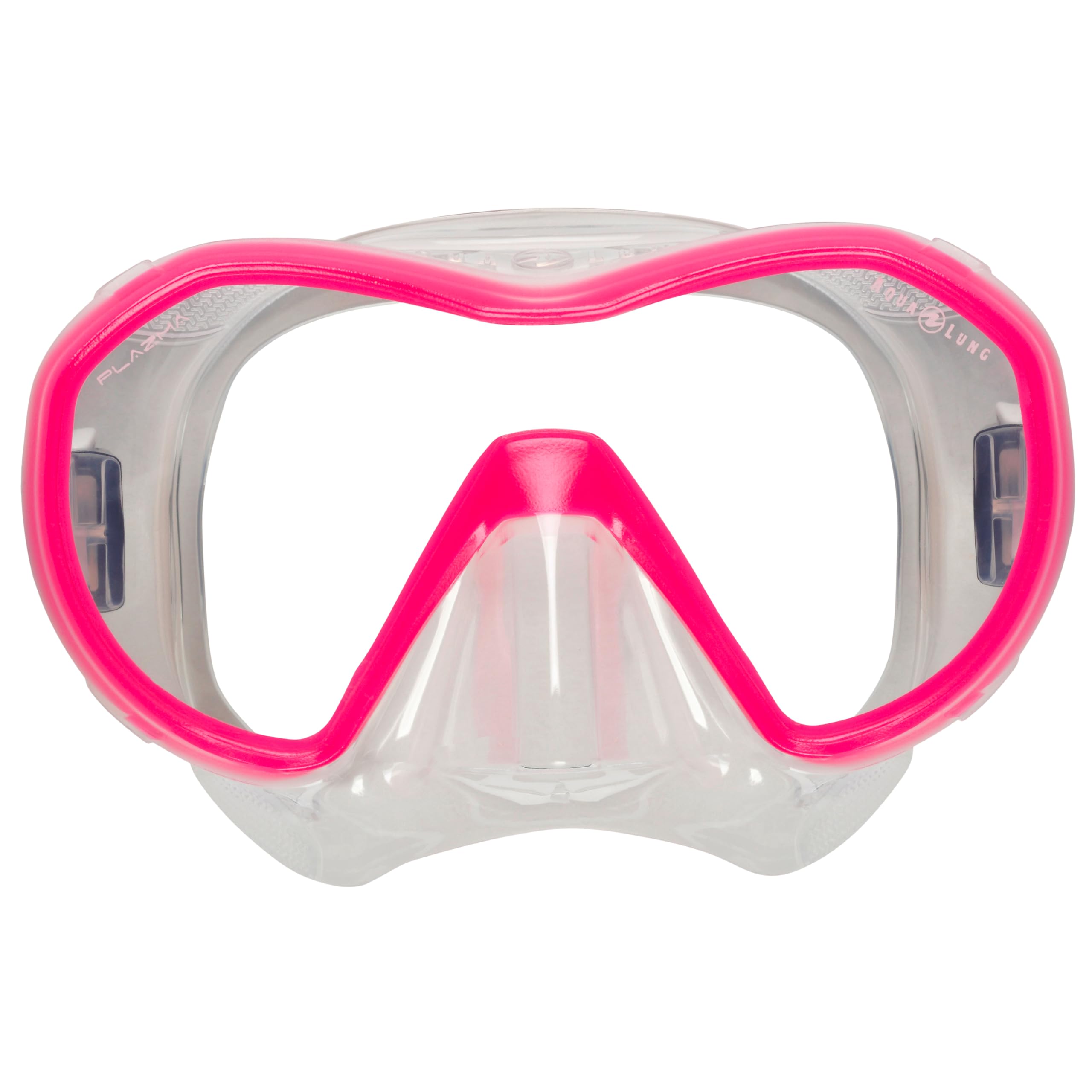AQUALUNG PLAZMA - Máscara buceo panorámica sin montura para adultos, varios modelos de lentes, hebillas de ajuste rápido, funda protectora reutilizable, óptima para submarinismo y snorkel