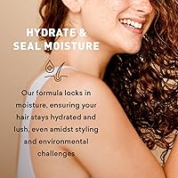 Vista 5 de Just Nutritive Gel de hierbas para el cabello con vitaminas y proteínas, natural, sin alcohol y control de la humedad para todo tipo de cabello, 16