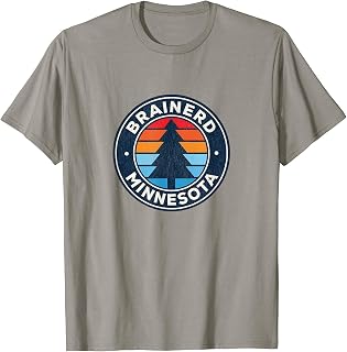 Brainerd Minnesota MN Vintage Graphic Retro 70s T-Shirt