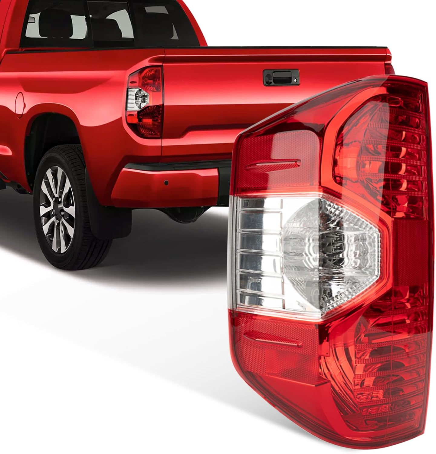 Autoverve Tail Light Assembly for Toyota Tundra (Left Lamp Included)