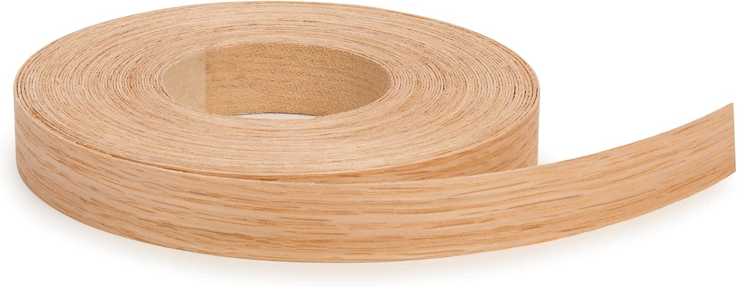 Sauers® Pre-Glued Red Oak Edge Banding - 13/16" X 50' Roll