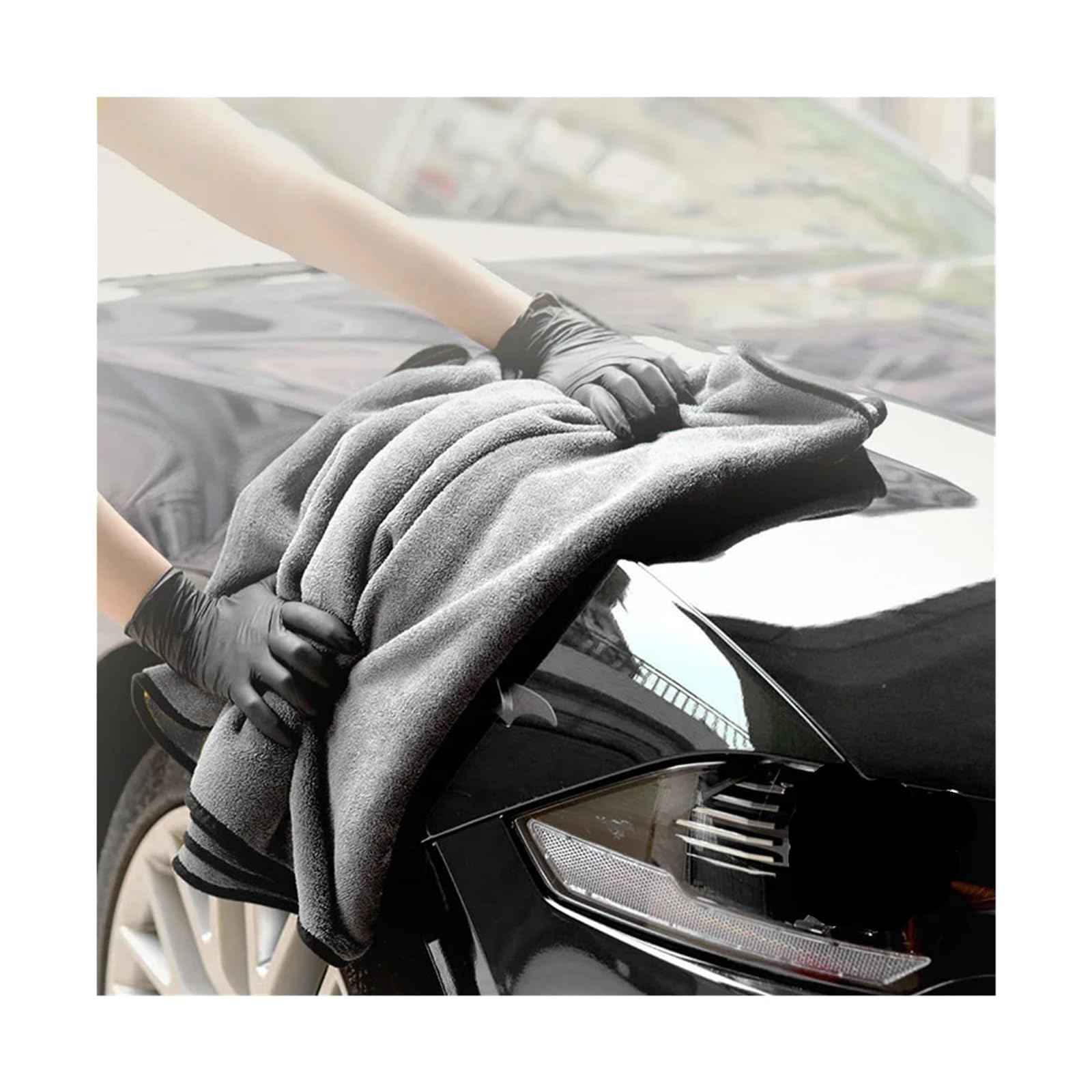 20 stücke Mikrofaser Auto Waschen Handtuch Saugfähigkeit Auto Reinigung Tuch Trocknen Mikrofaser Auto Handtuch für Autopflege(40X100CM)