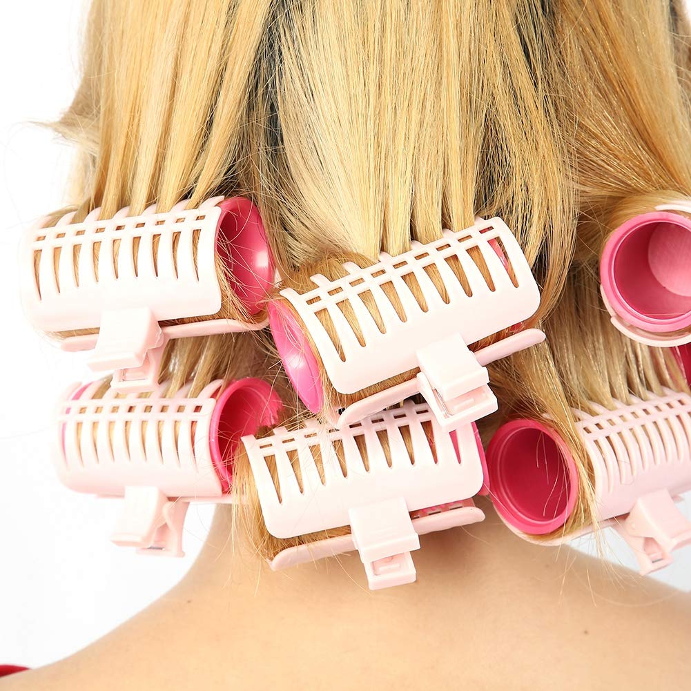 May Gifts Plastic Large Grip Heat Resisting Hair Curler Roller Manual Hair Styling Tools(Hair Curler Set), Plastic Heat Resisting Hair Curler Roller Large Grip Manual Hair Styling Tools - Image 2
