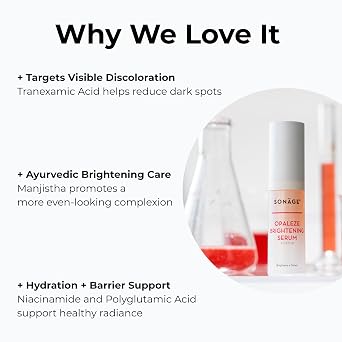 Sonage Opaleze Brightening Serum| Dark Spot Corrector | Target Dark Spots | Even Skin Tone | For All Skin
