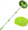 Busstier Telescopic Car Wash Mop, Multifunctional Car Cleaning Brush with Replacement Cloth