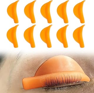 10 Pcs Silicone Lash Lift Shields Easy to Clean Lash Lift Pads for Salon Professionals Home Use Beauty Enthusiasts for Lash Lift Shields Eyelash Lift Lash Lift Tool Lash Lift Rods Lash Shields