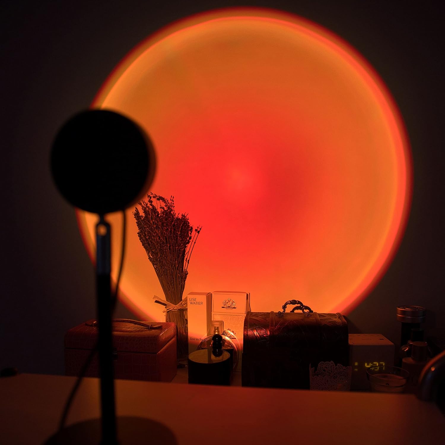 Katalyze Sunset Lamp | LED Projection RGB Multicolor Night Light with Remote | Home Décor