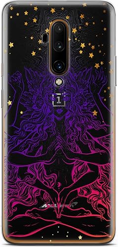 Miniatura 6 de Mertak Funda para teléfono compatible con OnePlus Nord 200 N100 N10 5G 9R 9 8T 7 Pro 7T 6T 1+ ligera hindú TPU Boho Yoga diseño Shiva Meditación
