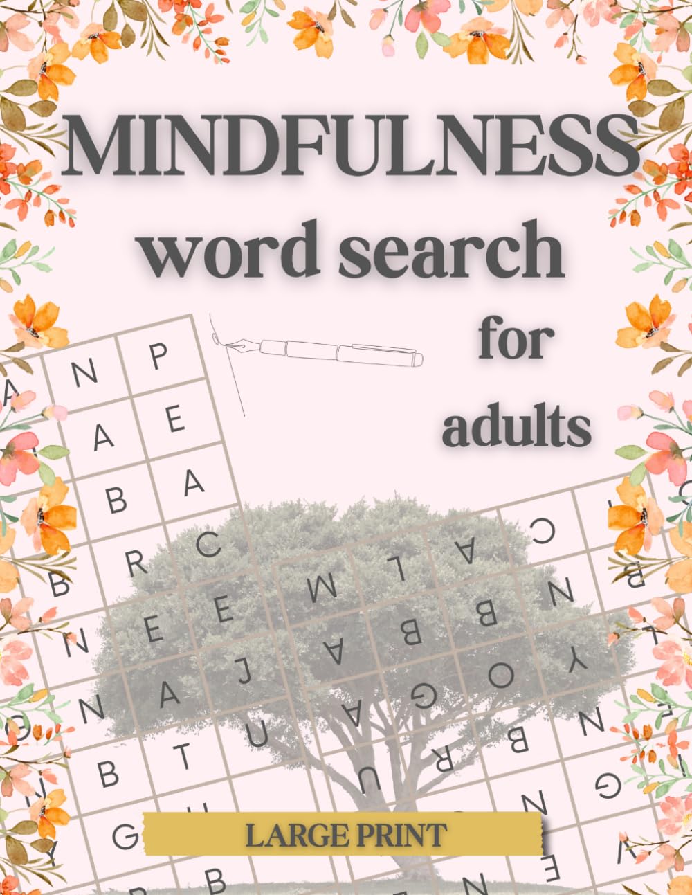 Mindfulness Word Search: Words of Wellness: Stress-Free Puzzles, Daily Relaxation for Adults & Seniors (Family Time Word Search Collection)