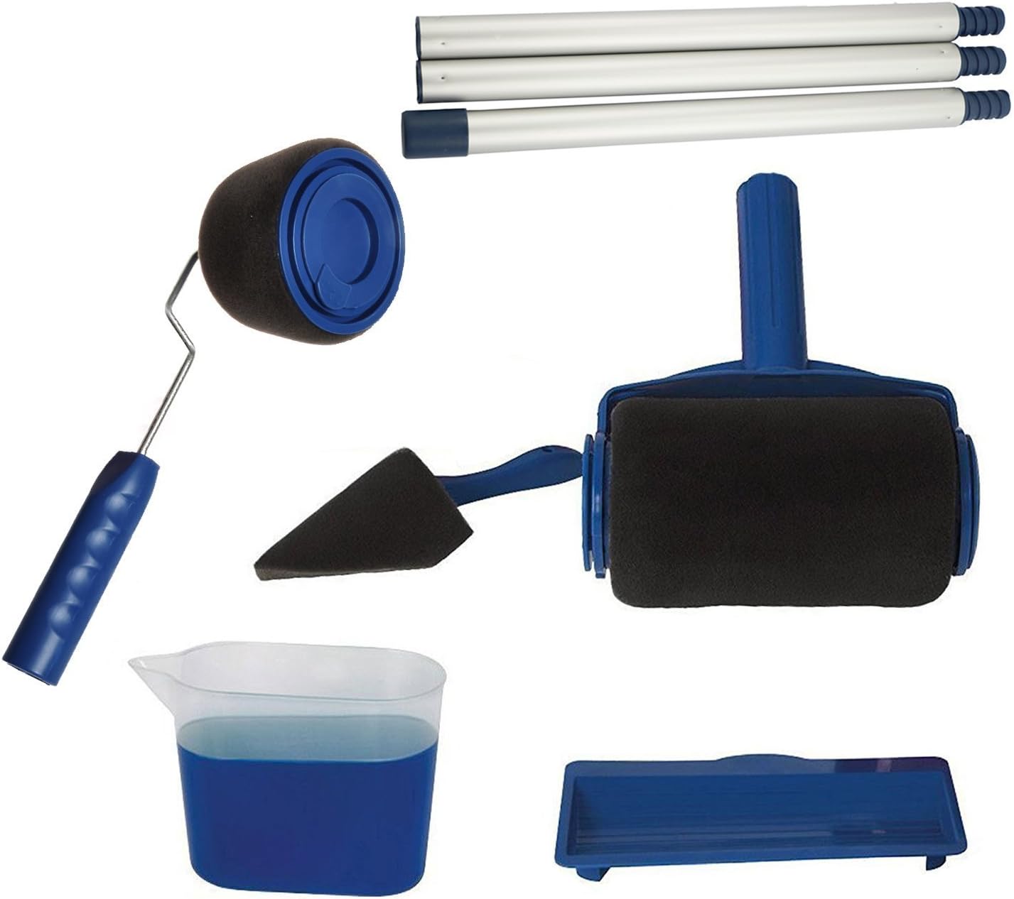 5pcs Set Wall Painting Tools, Paint Roller, Paint Brush, Paint Tray, Roller Paint