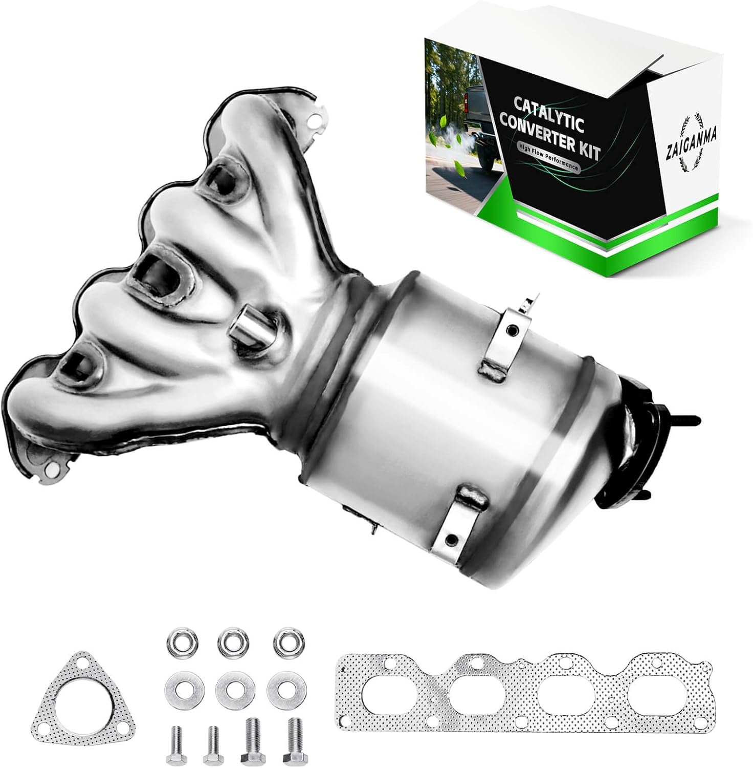 Catalytic Converter Compatible with 2011 2012 2013 2014 2015 Chevrolet Cruze 2016 Chevy Cruze Limited 2012-2017 Chevrolet Sonic 2008 2009 Saturn Astra 1.8L #16657 Direct-fit (EPA Compliant)