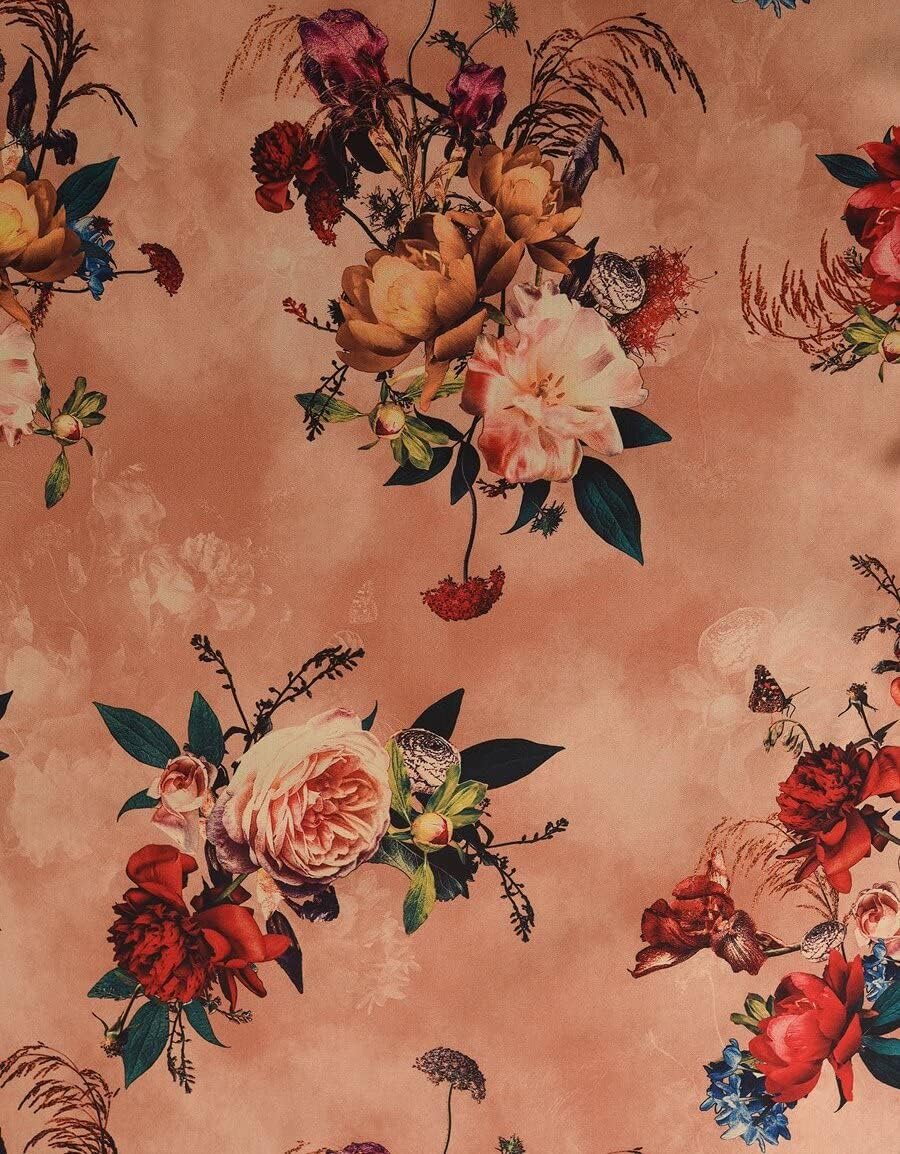 Ledamon Women's Kimono Short Robe for Women - Pocket Floral Bathrobe Nightgown - Image 4