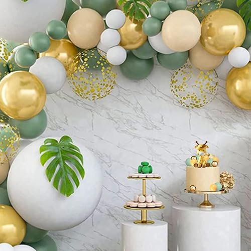 Miniatura 8 de Decoración para pastel de jirafa con bolas, decoraciones para pasteles para animales salvajes, suministros de fiesta de cumpleaños, baby shower