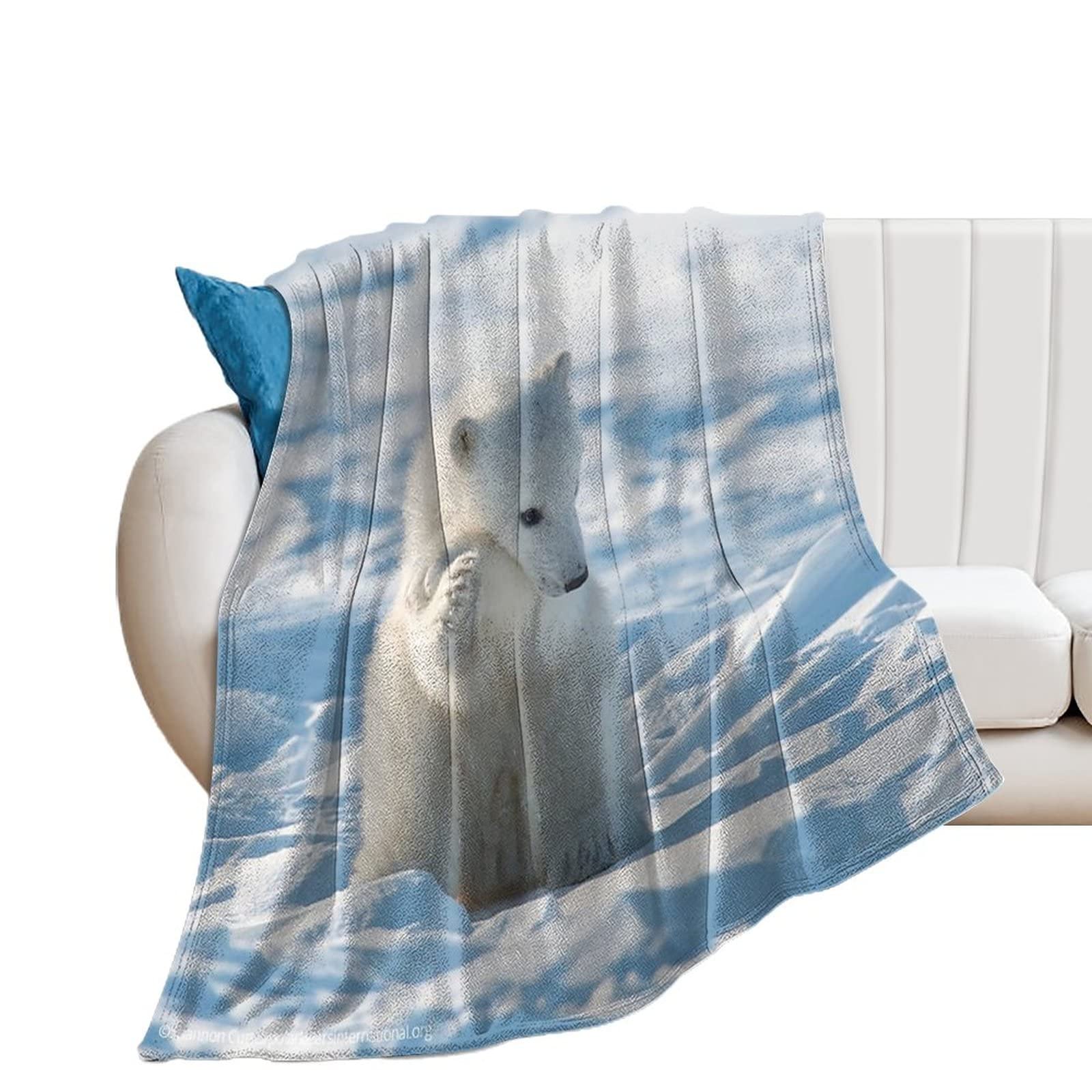 Couverture en flanelle légère contre le froid nocturne plaid 152x203cm