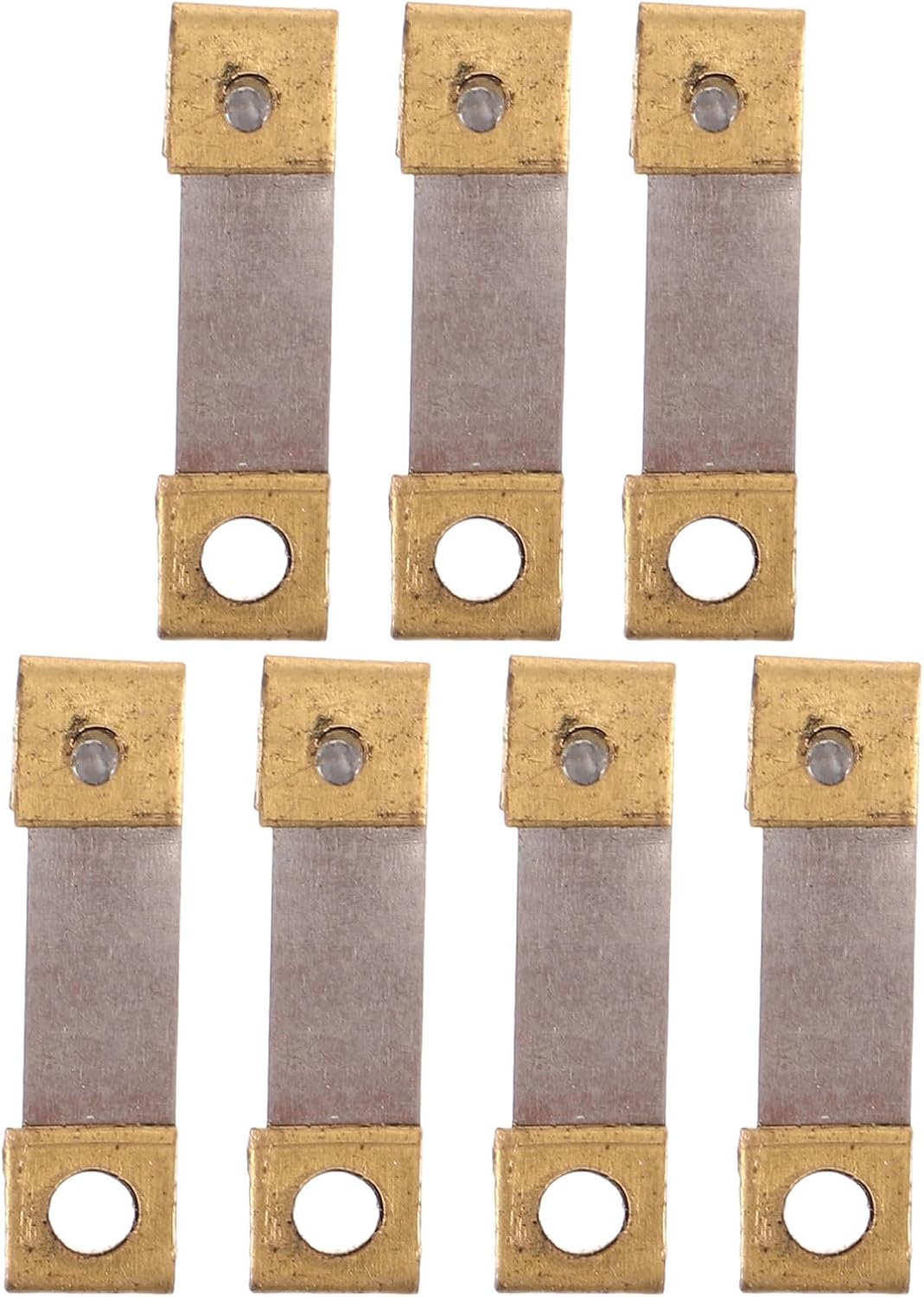 Vintage Clock Pendulum Suspension Spring Replacement for Mantel and Wall Clocks 7pcs Iron Material with Golden Finish, Precise Timekeeping and DIY Repair for Grandfather