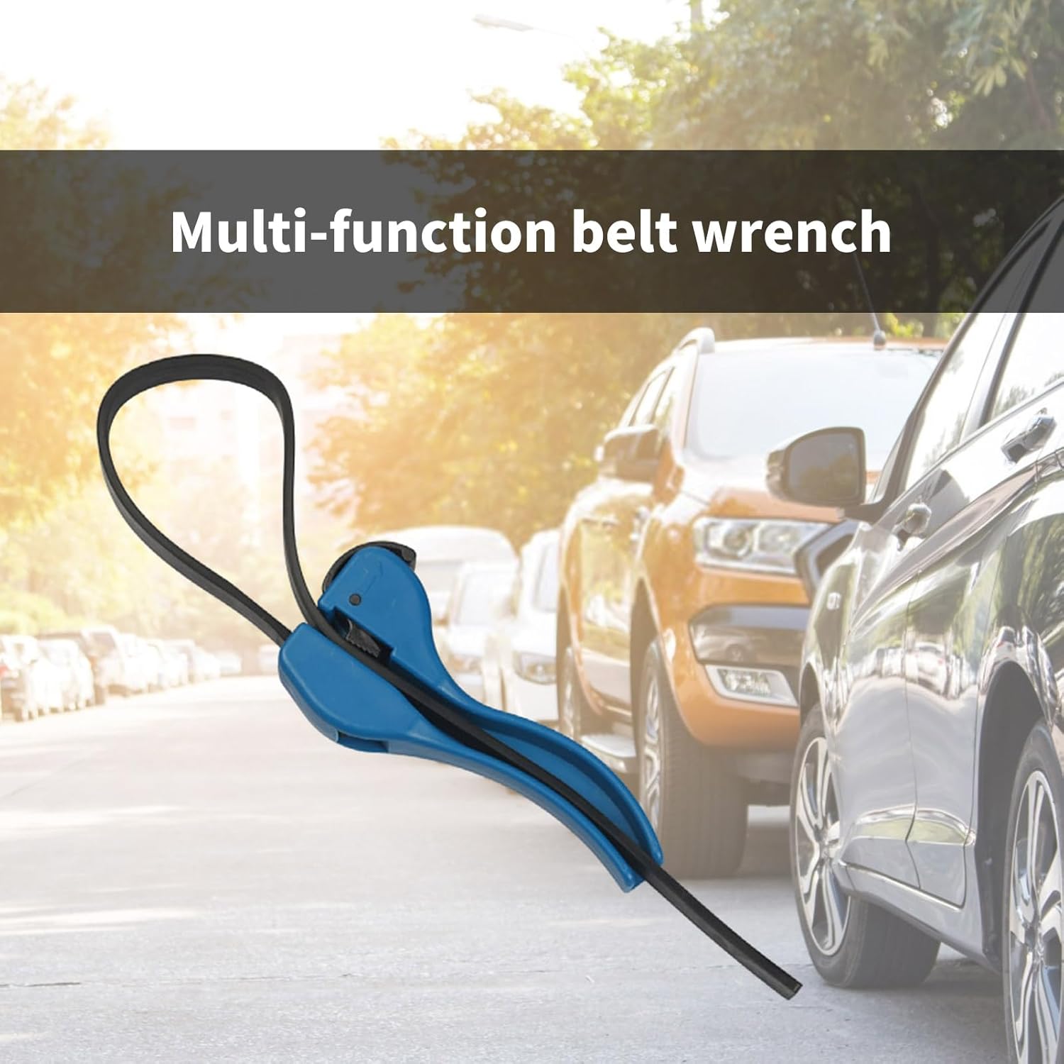 Adjustable Strap Wrench Not Slip Grip Removal Tool Multipurpose Rubber Belt Wrench Simple Use for Plumbing
