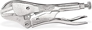 Locking Pliers, Plain Grip, 7 in. L