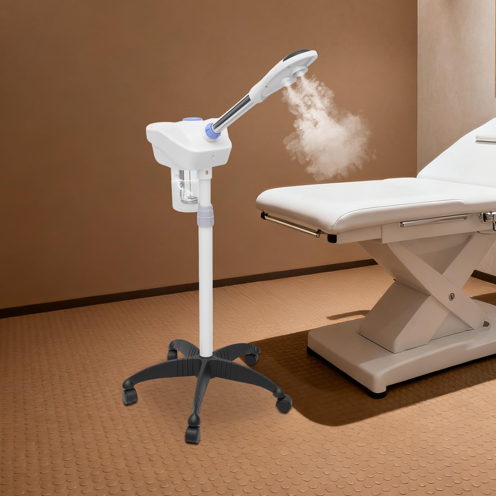 Vapore Viso Vapore Vapore Facciale Vapozone Sauna Facciale Vapore Ionico Nano Pulizia Pori Idratazione Dispositivo 360 Ugello 860ml 750W Ozone Cup Erbe Uso Casa Soggiorno Spa Bagno Ufficio
