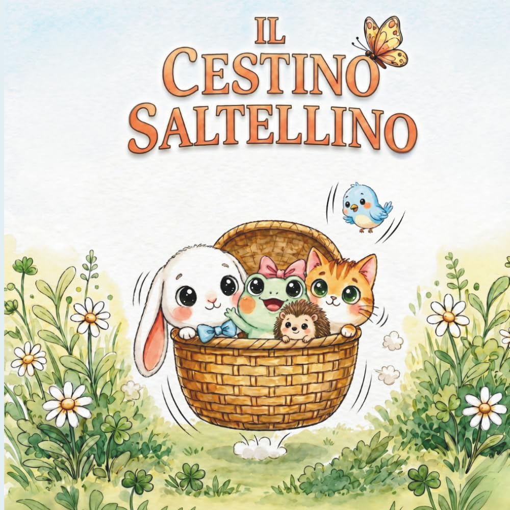 Il cestino saltellino: Una storia illustrata sull'amicizia per bambini dai 0 ai 4 anni