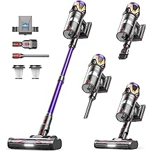 Cordless Vacuum Cleaner 55Kpa/650W/70Mins,1.8L Self Standing Stick Vacuum,Upgraded Vacuum Cordless with Hurricane Mode,Touch Screen,Anti-Tangle Wireless Vacuum,Vacuum Cleaners for Home/Pet Hair/Carpet