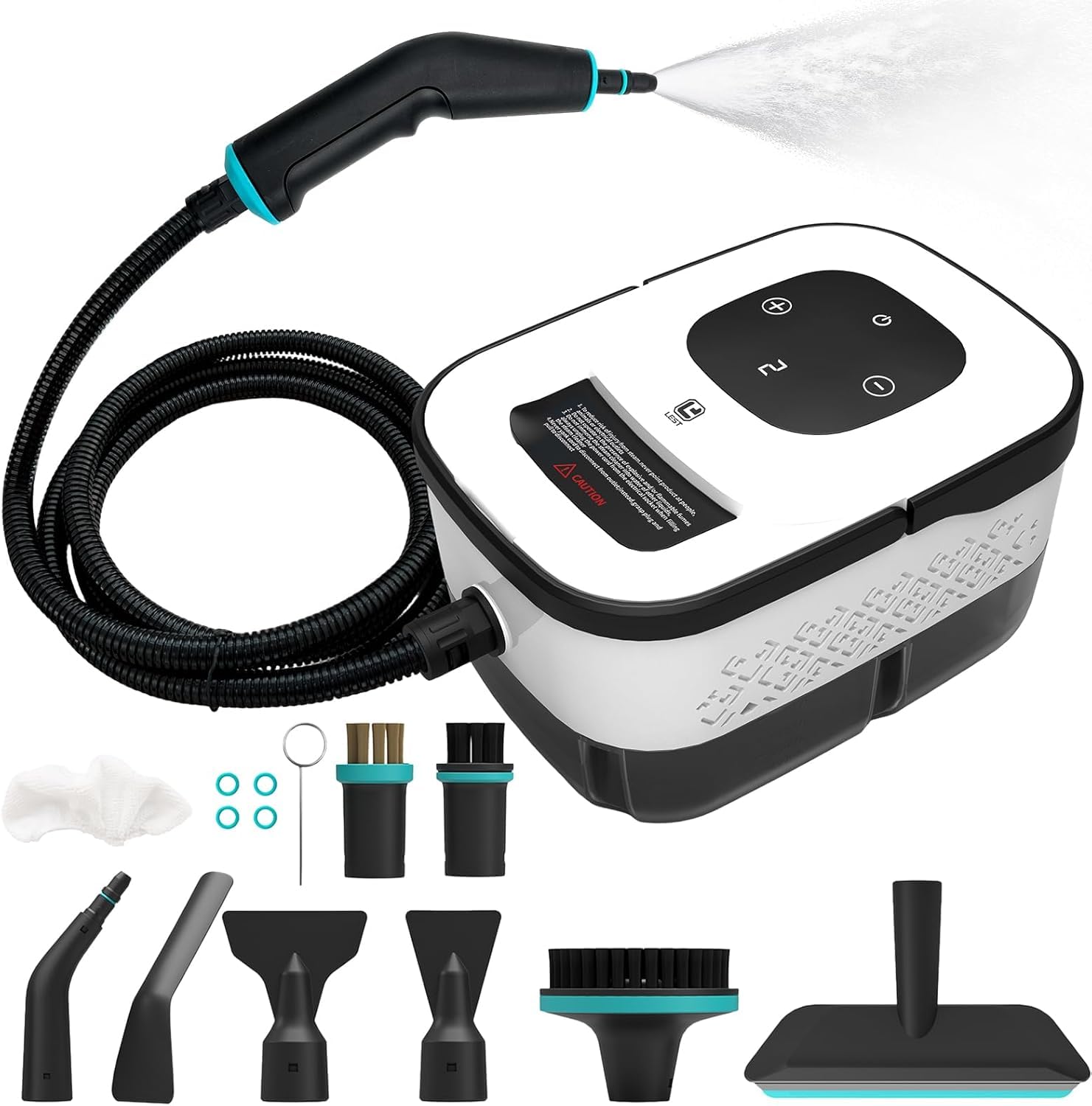 2500W Handheld Steam Cleaner 6-Speed Portable Steamer with Large Tank 10 Accessories 10s Heat-Up steamer cleaning for Kitchen