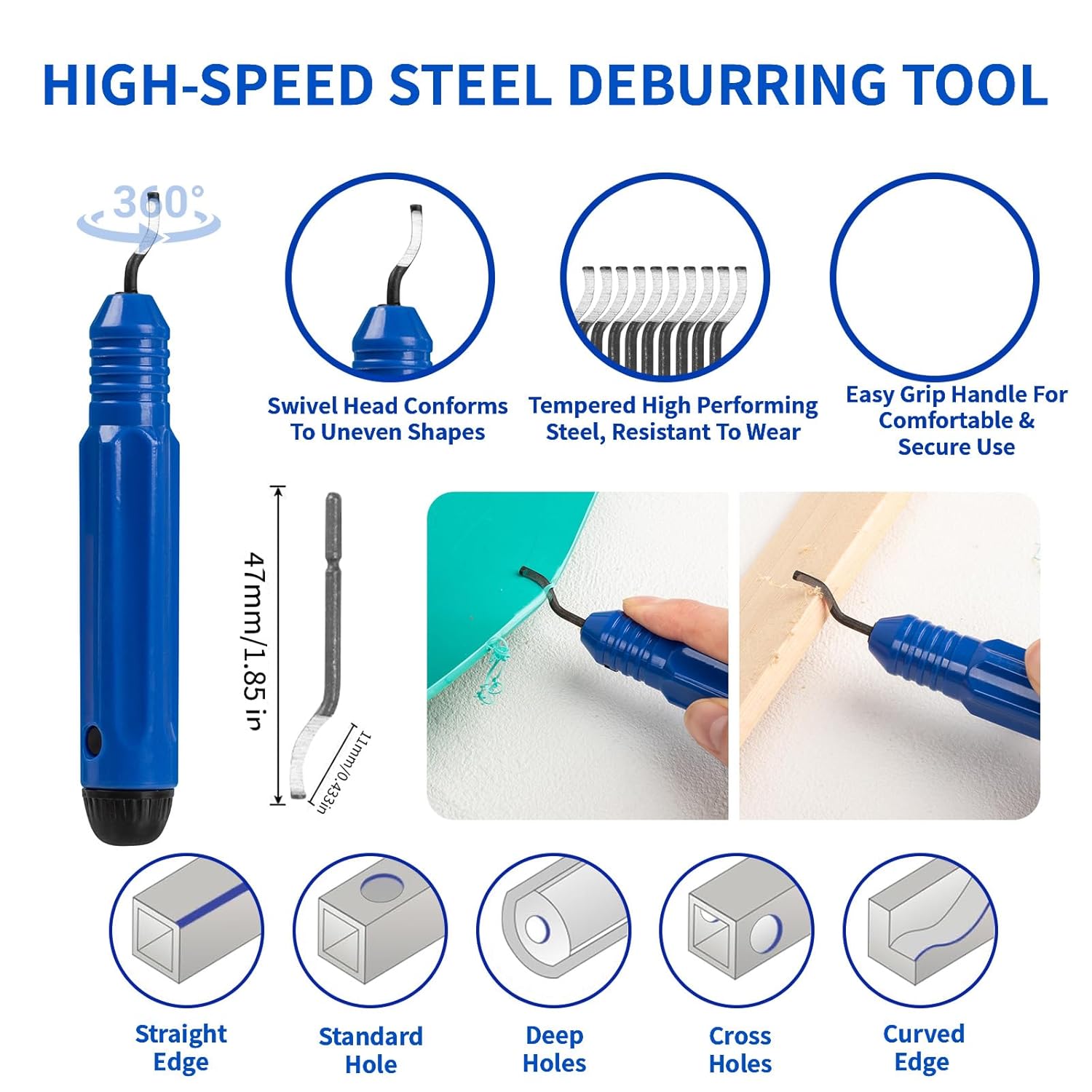 52Pcs 3D Printer Tool Kit Includes a Scraper, Nozzle Cleaning Needle, deburring Tool, File, Wire Cutters, and Brushes Maintenance kit for All FDM/SLA 3D Printing DIY Model Enthusiasts