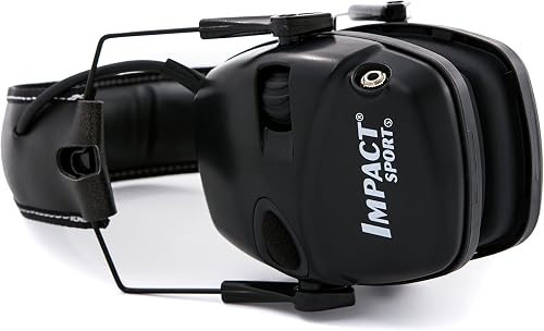Howard Leight Honeywell Casque Antibruit Pliable Impact Sport Noire Tactique, Technologie Brevetée Air Flow Control, Microphones Directionnels Intégrés, 1034490 - 4