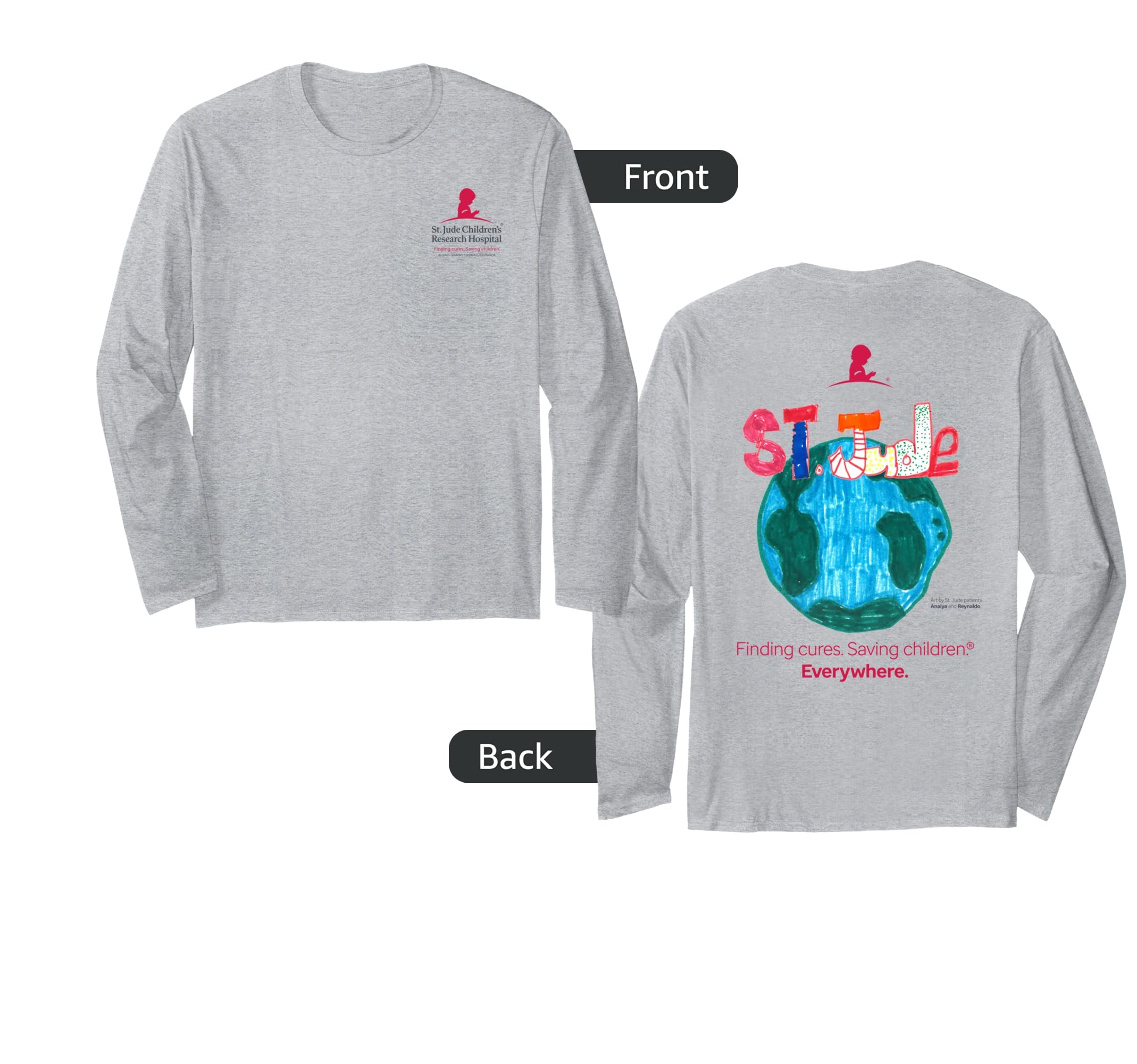 St. Jude Global Patient Art Long Sleeve T-Shirt