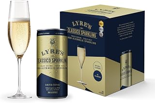 Lyre's Classico 4-Pack Non-Alcoholic Sparkling Wine - Zero Proof Prosecco Alternative, 45 Cal Ready-to-Drink Cans