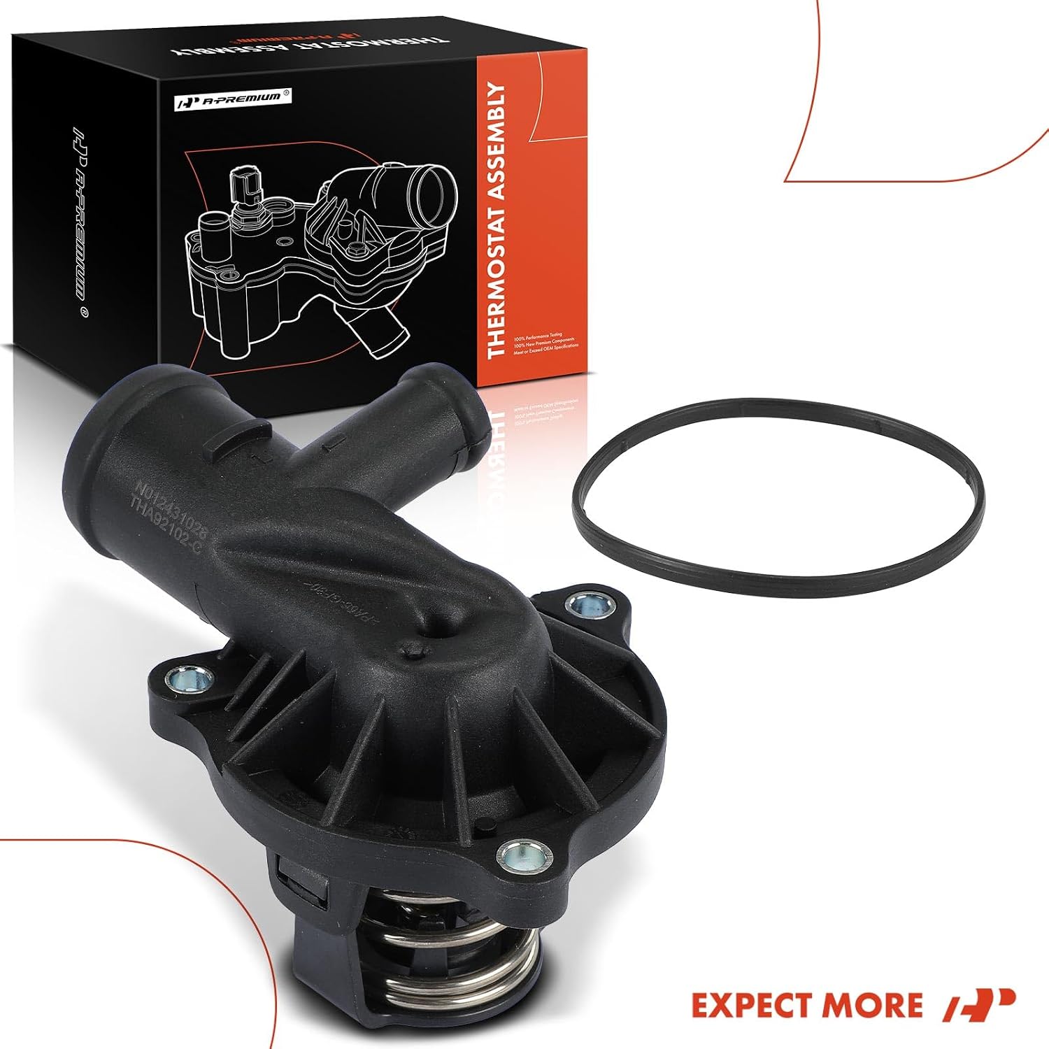 A-Premium Engine Coolant Thermostat Housing Assembly