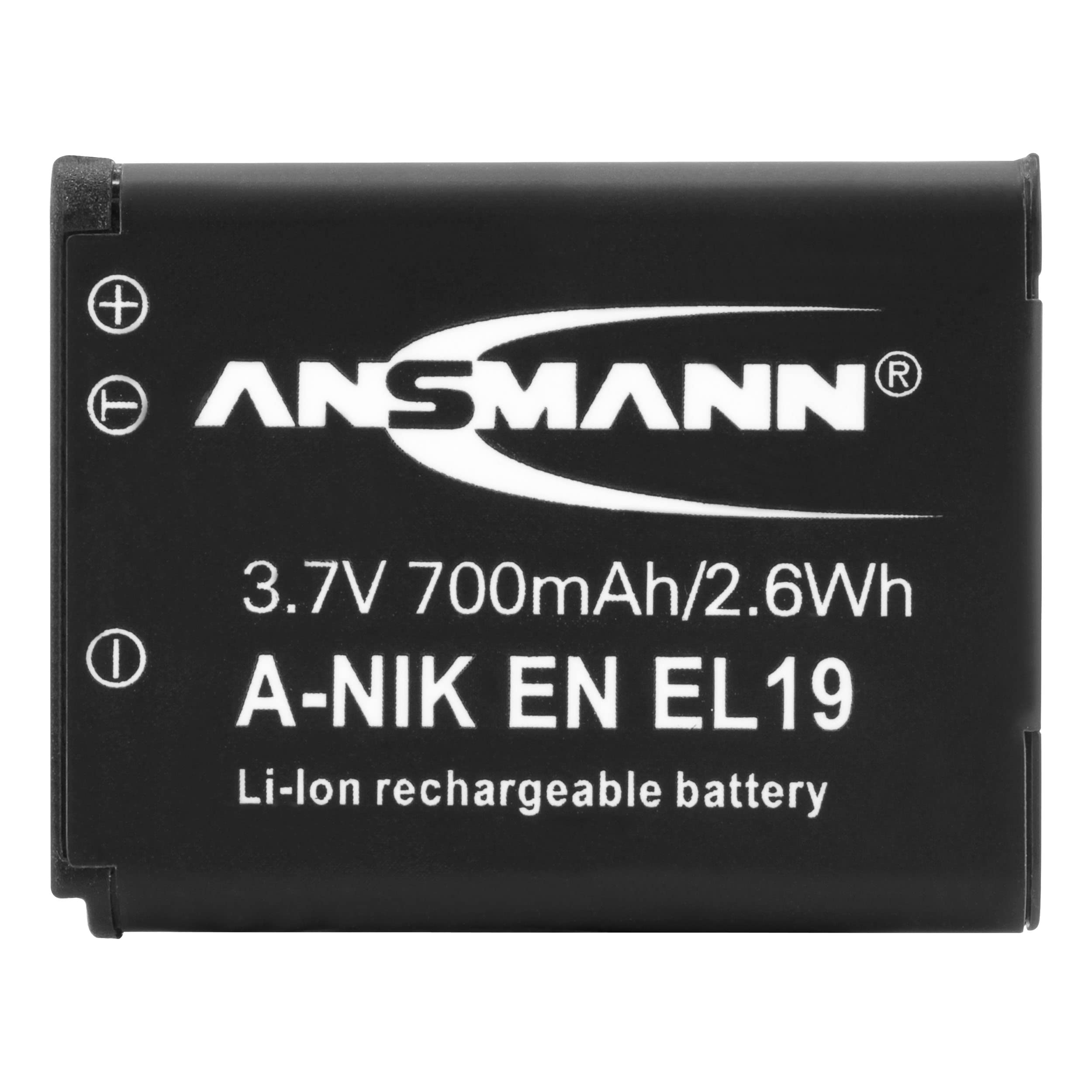 ANSMANN EN-EL 19 zamenska baterija za Nikon kamere -Li-Ion 3.7V 700mAh | Telit Power