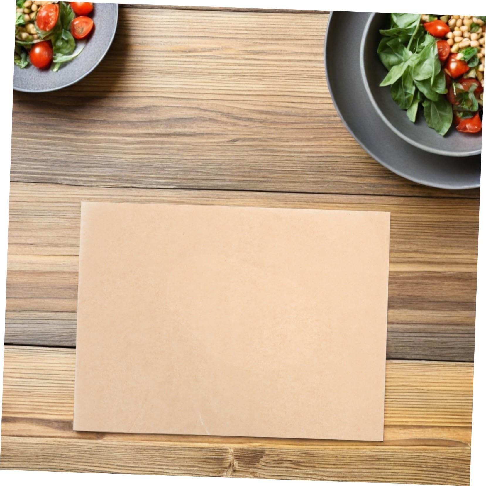 100 Feuilles de Papier Sulfurisé pour Cuisson Rectangulaire 40x30cm Papier Non Blanchi Surface Antiadhésive pour Cuisson Four Barbecue et Friteuse