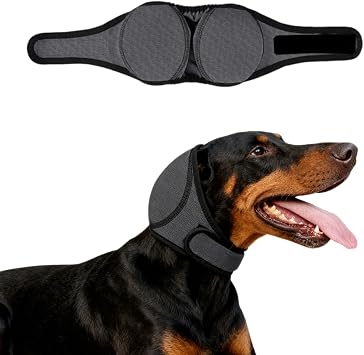Dog Ear Protection Cover Comfort Dog Ear Muffs Noise Protection Calming Hood Ear Head Wrap Cups Shower Cap M