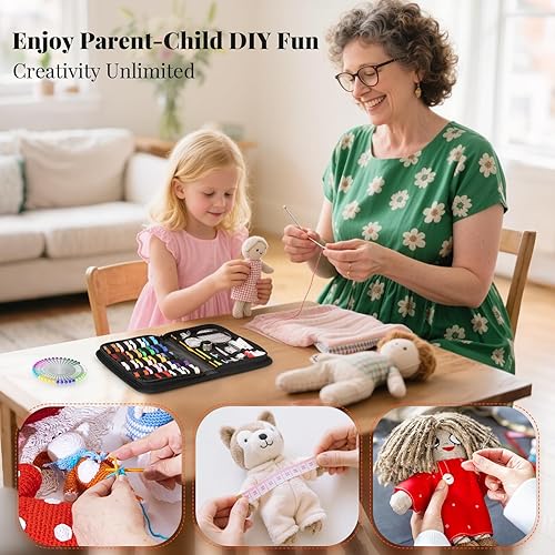 Miniatura 68 de Coquimbo Kit de costura de regalo de Navidad para mujeres, abuela, mamá, adultos, niños, principiantes, viajeros, emergencias, suministros de Negro