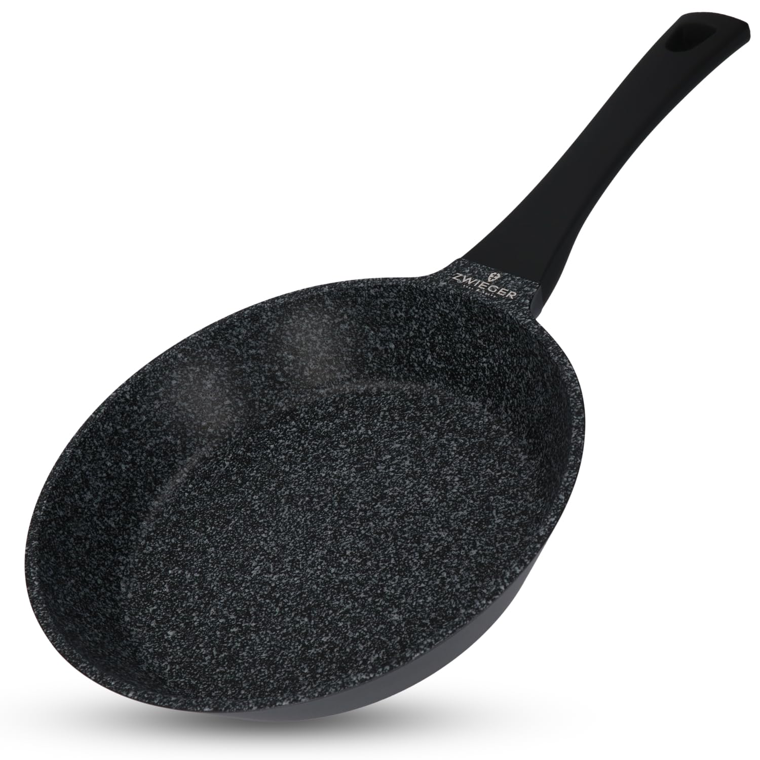 ZWIEGER - Sartén antiadherente (24 cm, apta para inducción, 24 cm, aluminio fundido, para inducción, inducción y revestida, 24 cm)