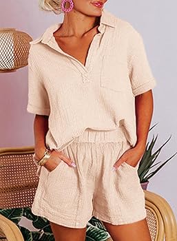 Amazon.com: Dokotoo Two Piece Outfits for Women Summer Vacation