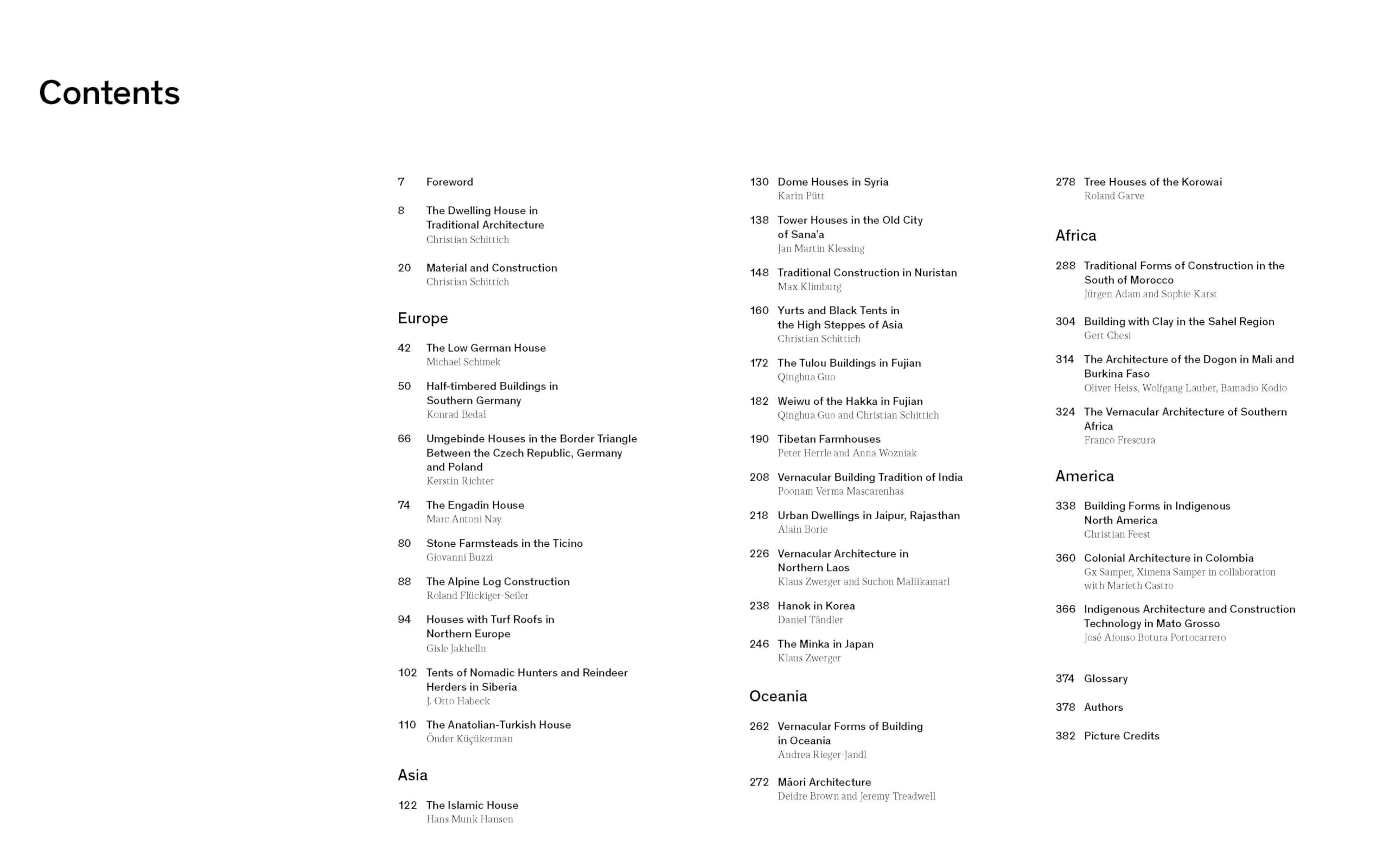 Vernacular Architecture: Atlas for Living Throughout the World