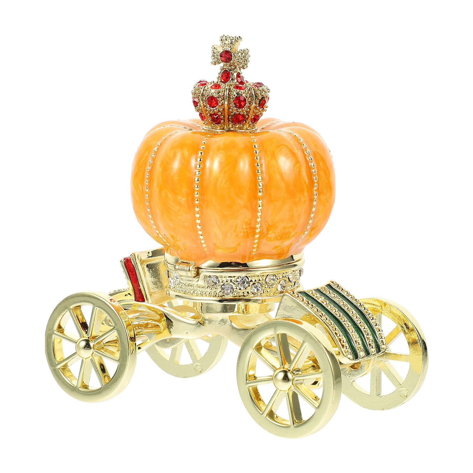 Coffret rangement colliers et bagues orange, l'organisateur décoratif pour votre coiffeuse