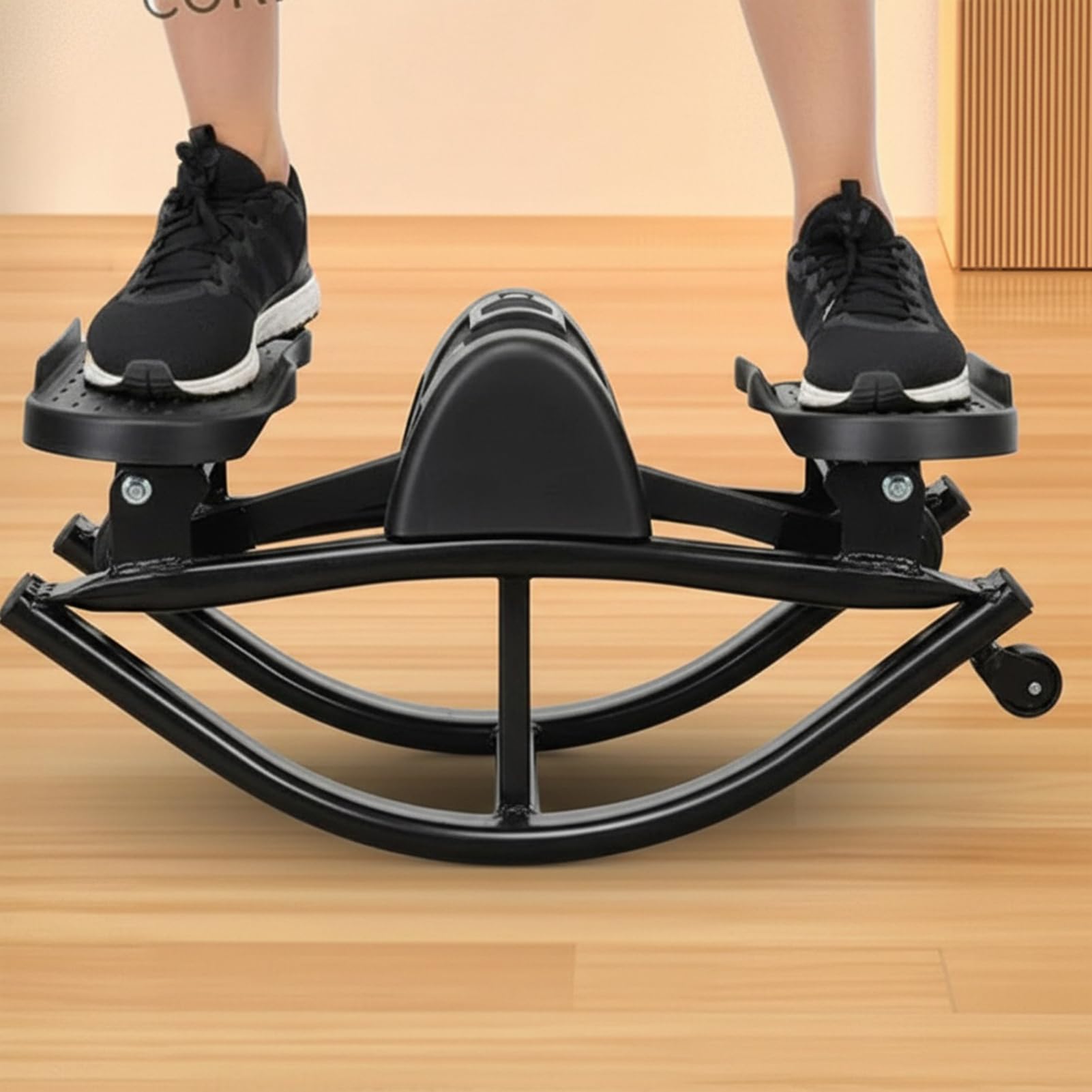Stepper per Allenamento Attrezzatura Fitness Portatile | Allenatore di Equilibrio con Bande Elastiche Per Uomo Donna Palestra Casa Ufficio Gambe Glutei Addominali