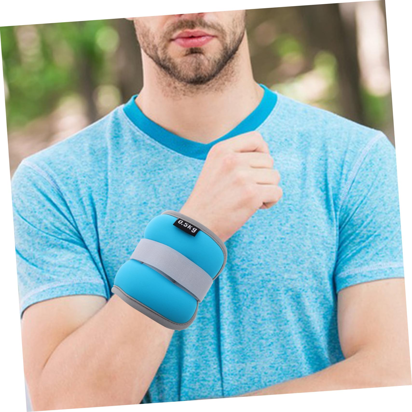 2 piezas Pesas Tobillos y Muñecas Ajustables Cinturón de Peso para Entrenamiento Fitness Unisex para Correr y Gimnasio